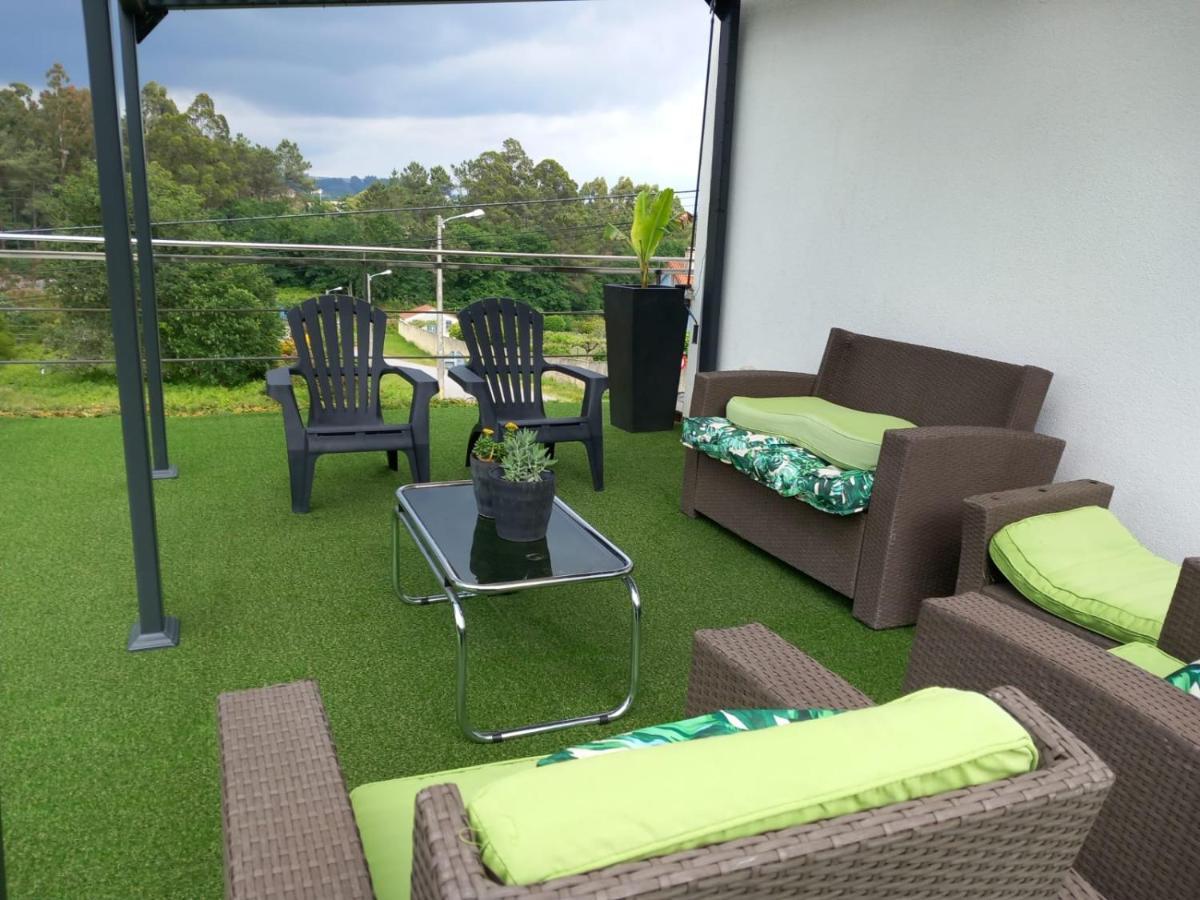 Casa Rocha Velha Con Terraza Y Piscina Particular Daire Santiago de Compostela Dış mekan fotoğraf