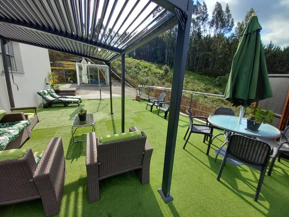 Casa Rocha Velha Con Terraza Y Piscina Particular Daire Santiago de Compostela Dış mekan fotoğraf